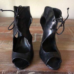 |Schutz| Black cutout heels